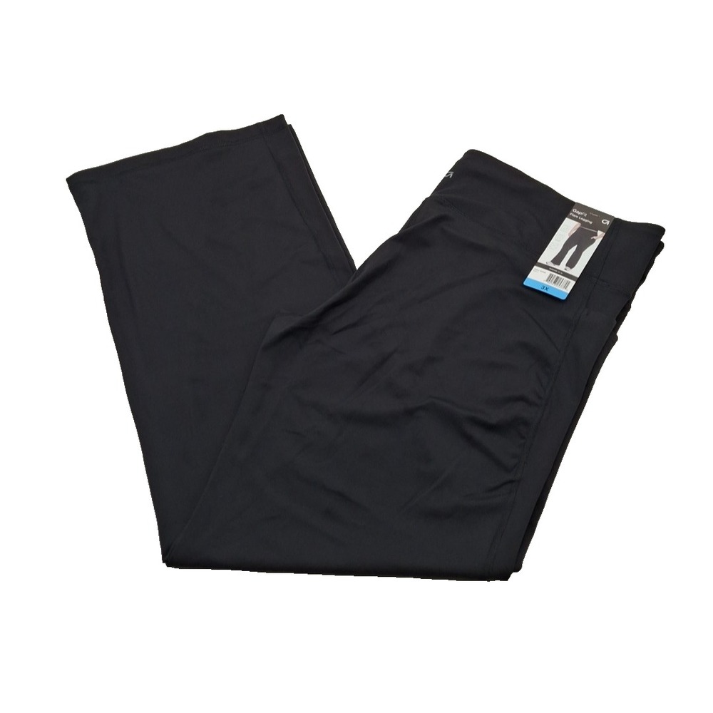 GapFit Flare Legging Women Pockets Moisture Wicking, Black, Size 3X, New